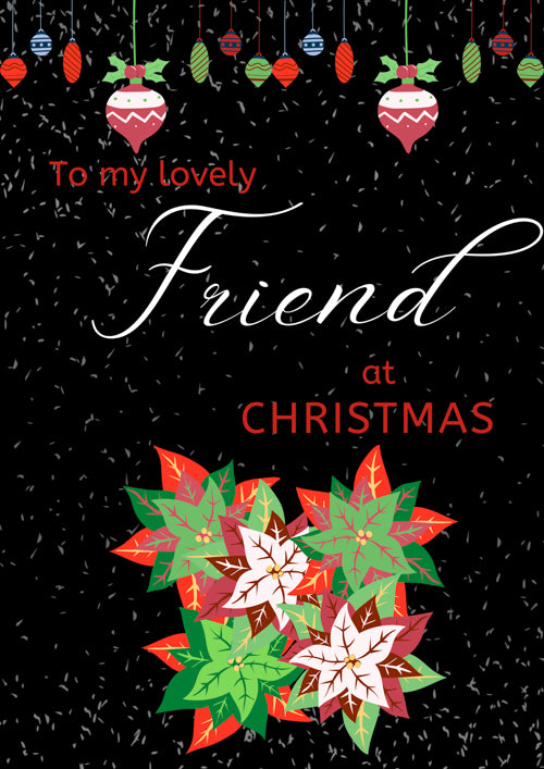 Friend Christmas Card Personalisation