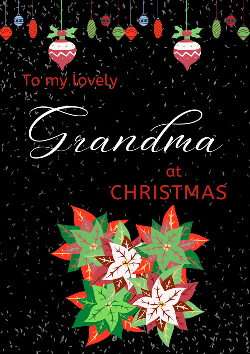 Grandma Christmas Card Personalisation
