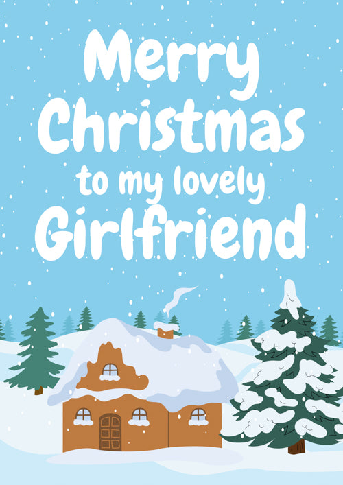 Girlfriend Christmas Card Personalisation