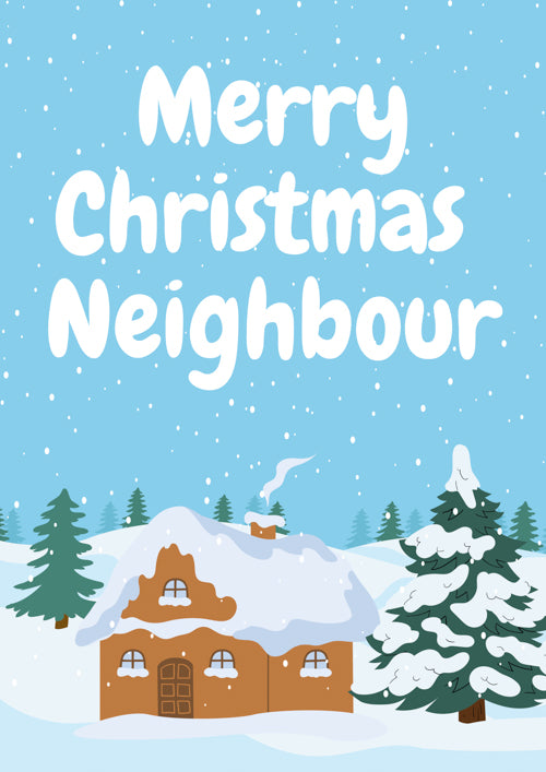 Neighbour Christmas Card Personalisation