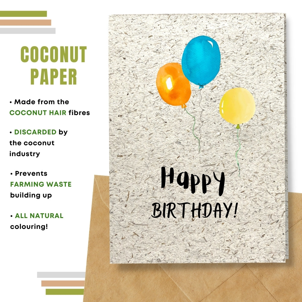 General Birthday Card - Balloons