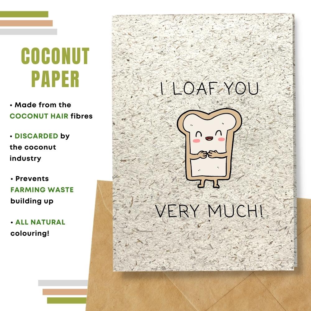 Funny One I Love Card  - I Loaf You