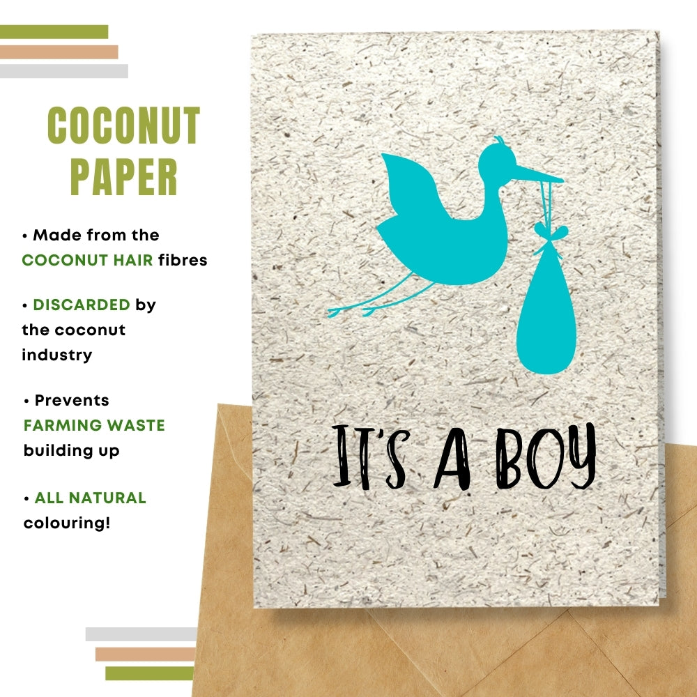 New Baby Card - It's a Boy!