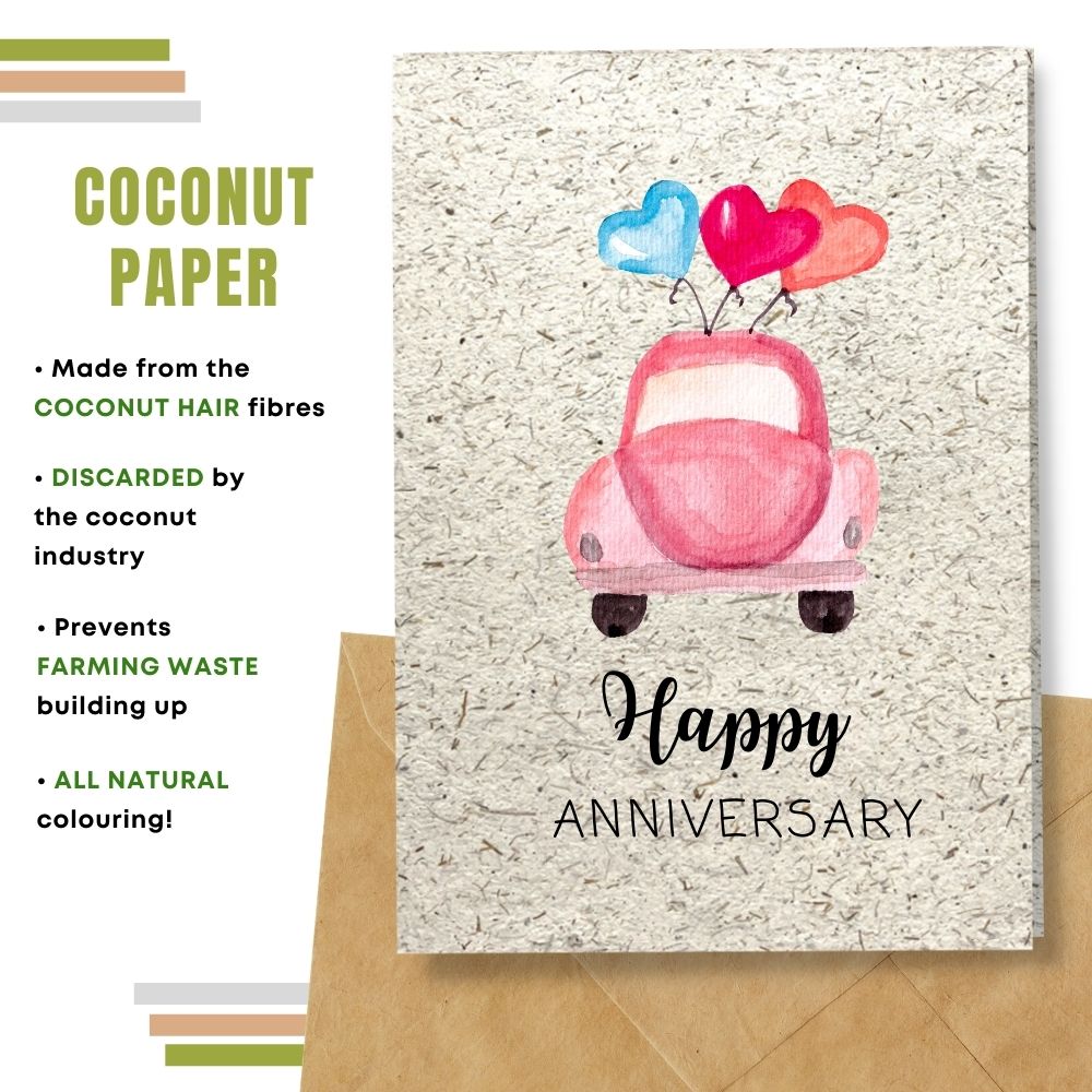 General Anniversary Card - Love Car