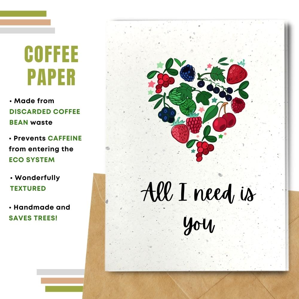 Cutie One I Love Card - All I Need Is You