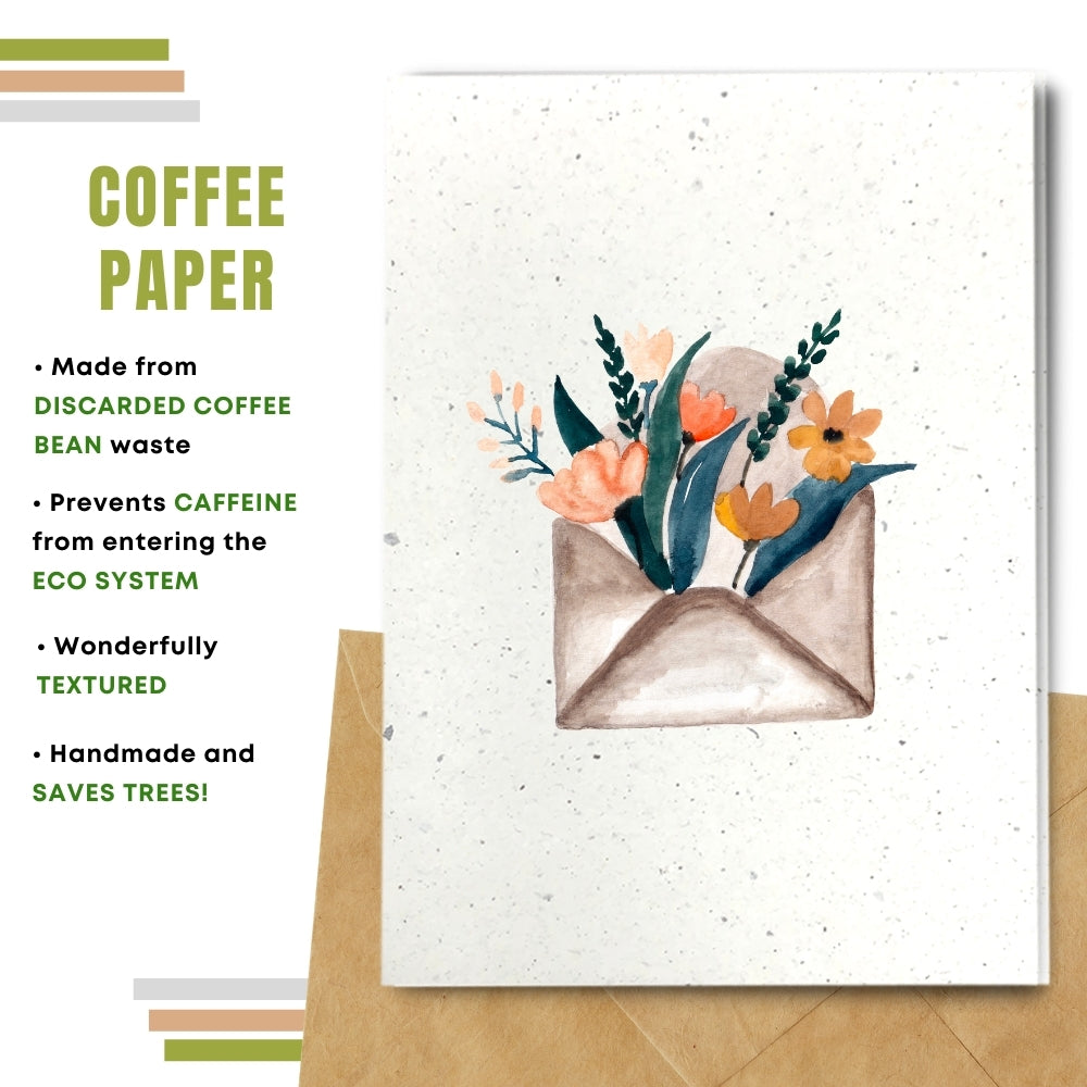 General Blank Card - Flowery Mail