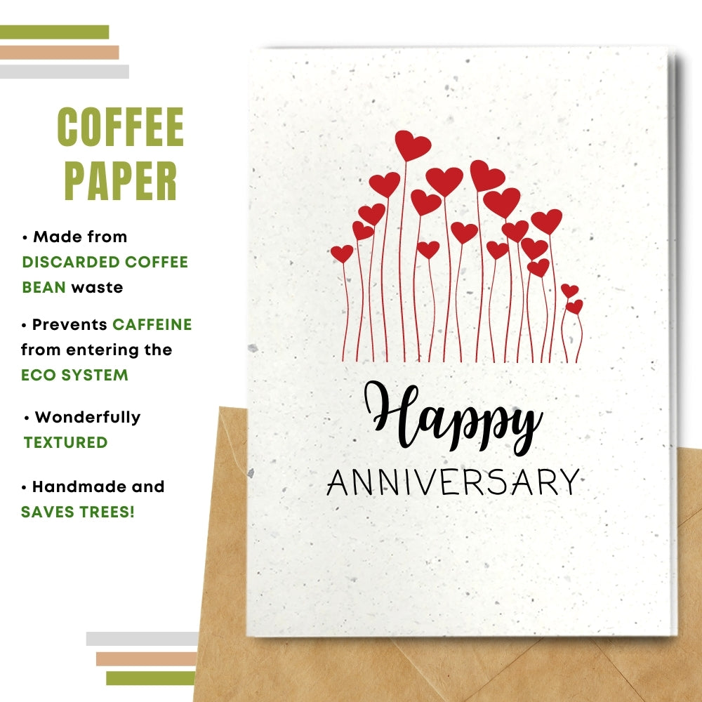 General Anniversary Card - Heart Field