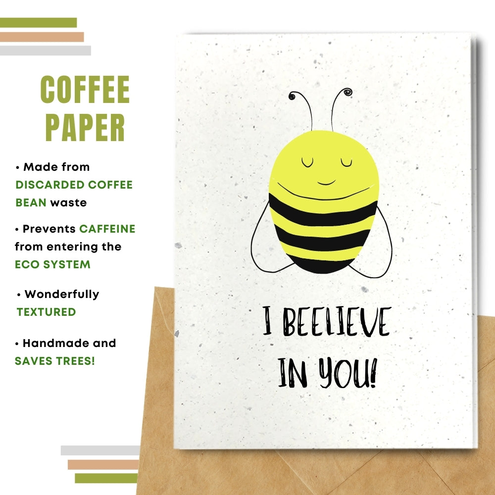 General Good Luck Card - I Beelieve In You