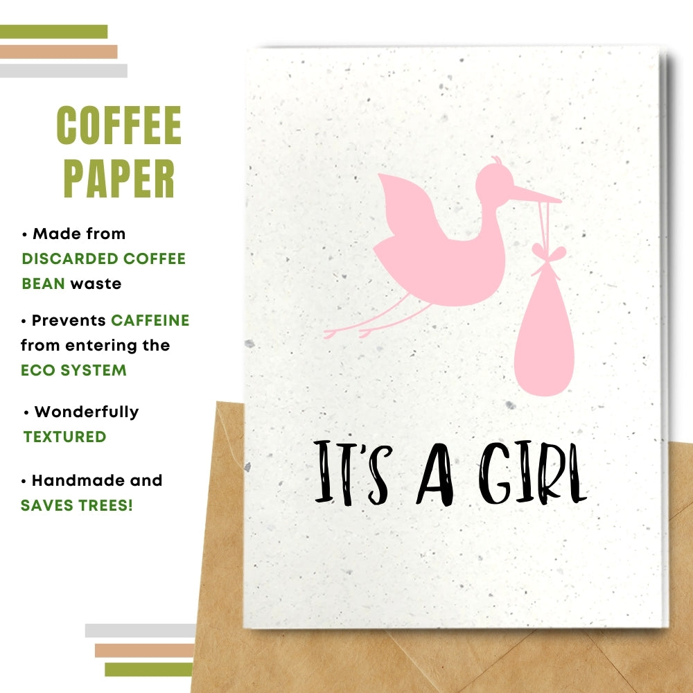 New Baby Card - It's a Girl!