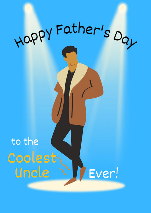 Uncle Fathers Day Card Personalisation