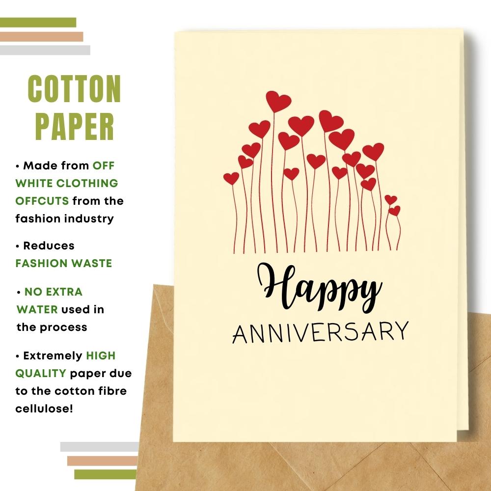 General Anniversary Card - Heart Field