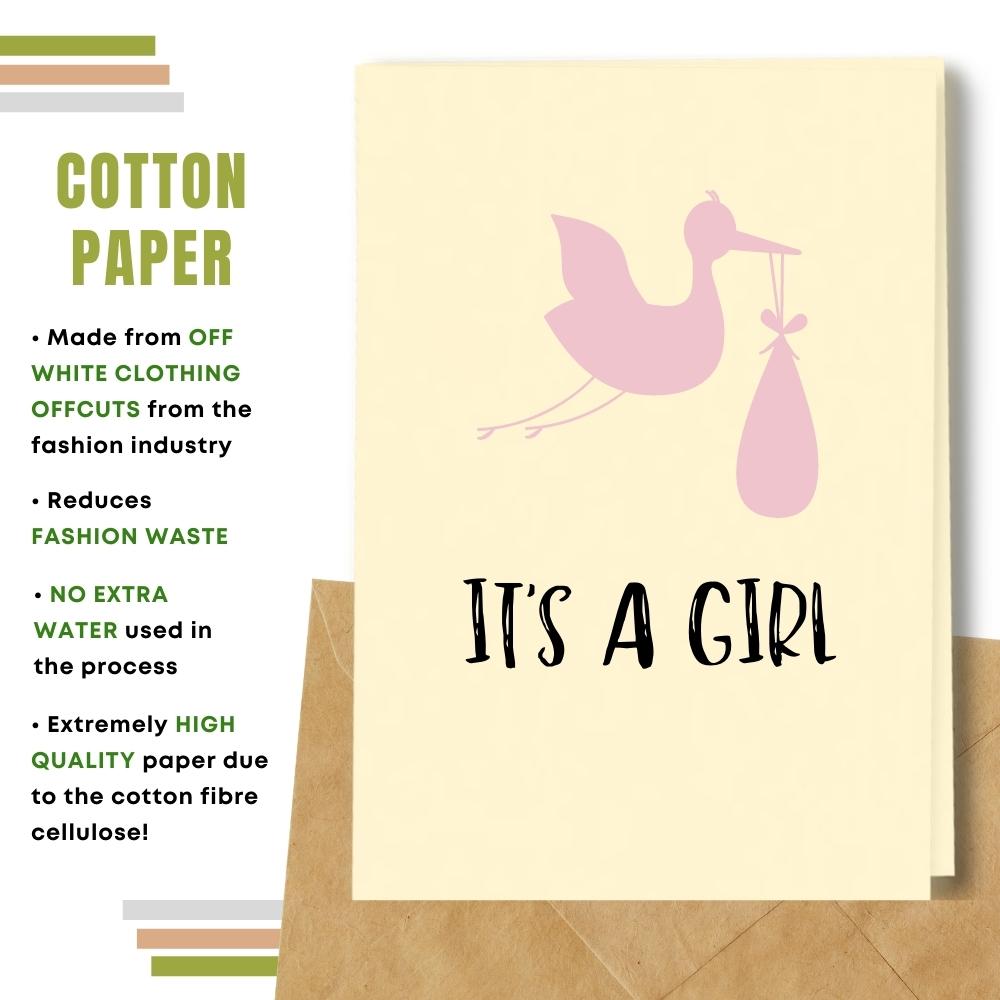 New Baby Card - It's a Girl!
