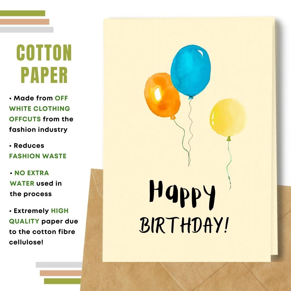 General Birthday Card - Balloons
