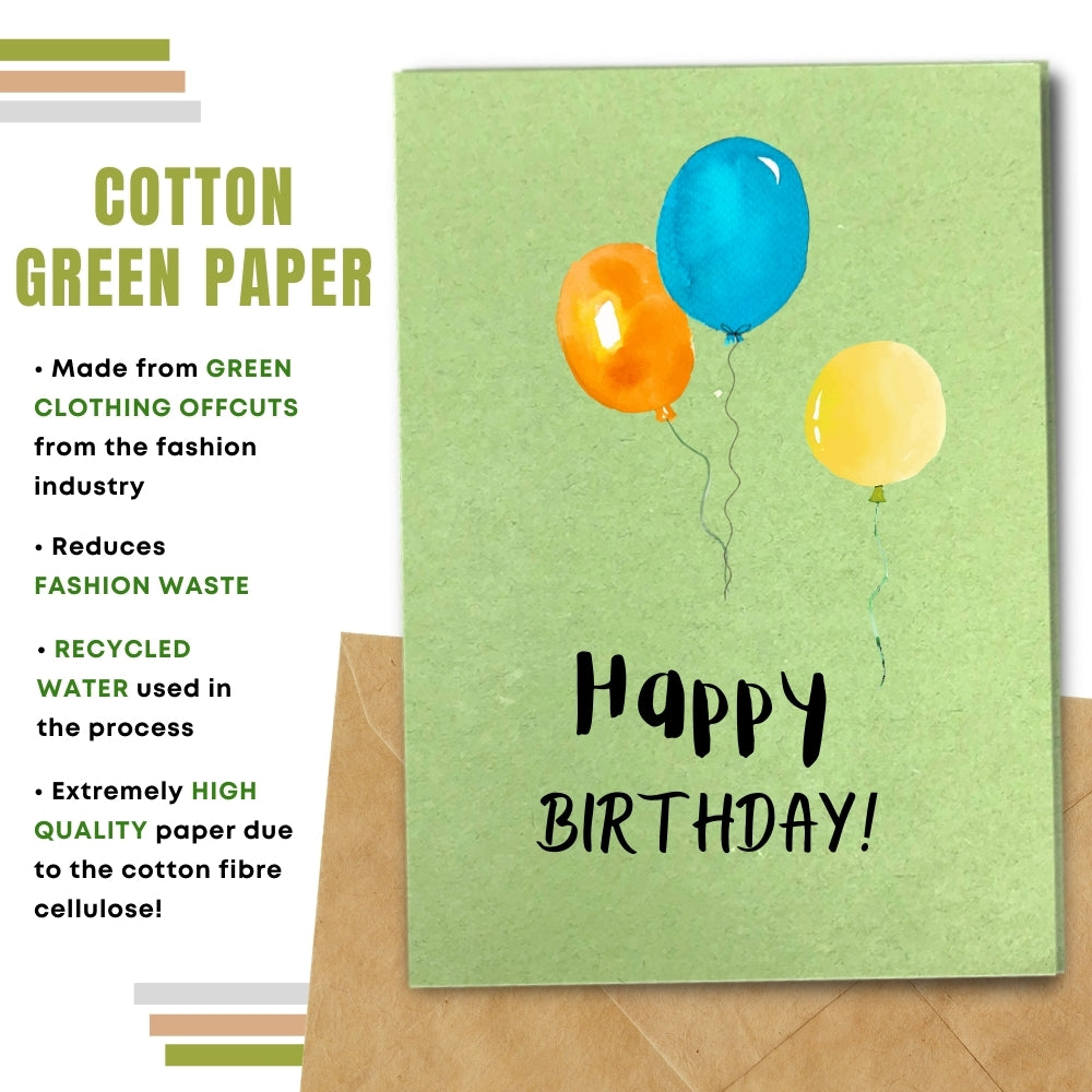 General Birthday Card - Balloons