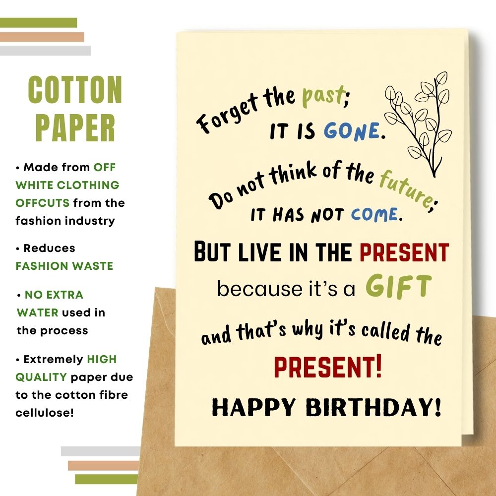 General Birthday Card - Past, Future, Present