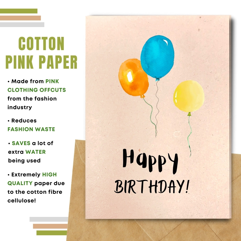 General Birthday Card - Balloons