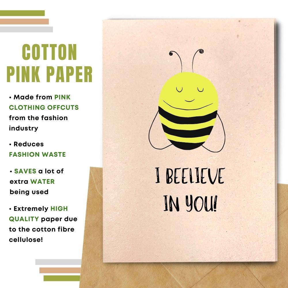 General Good Luck Card - I Beelieve In You