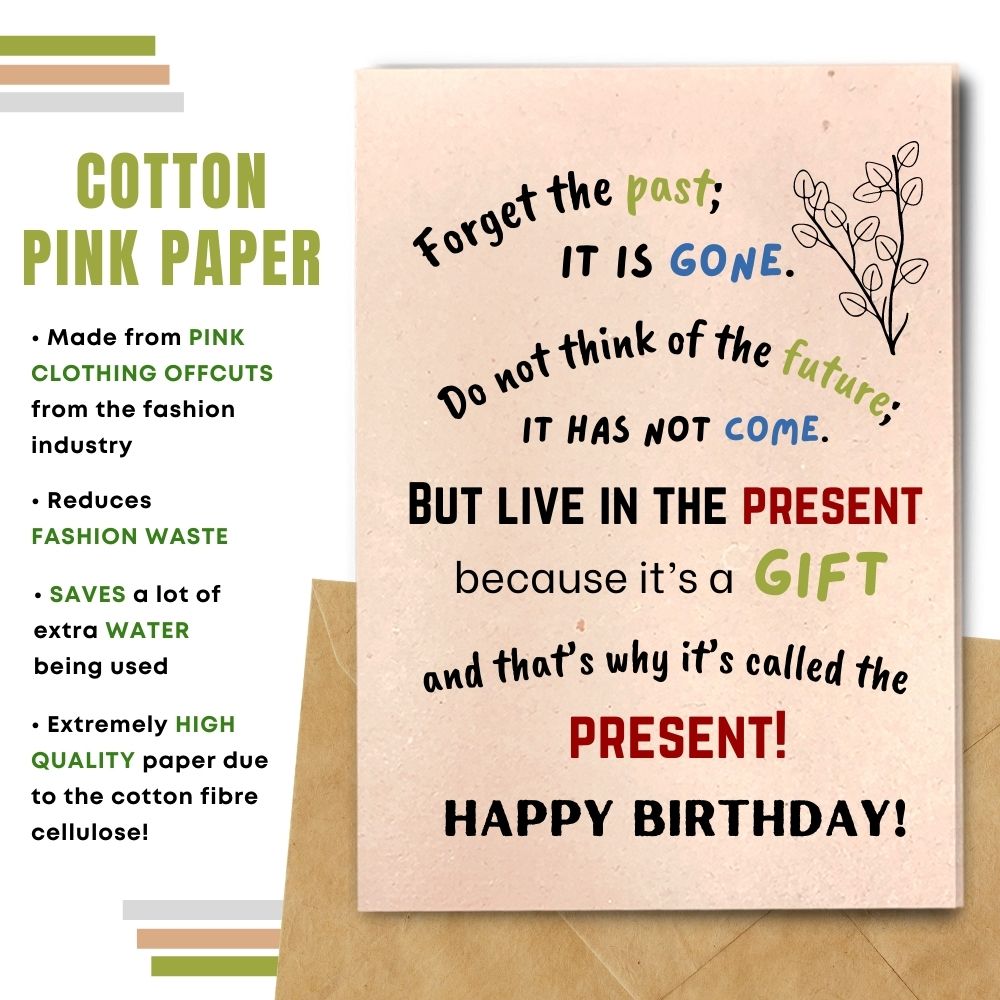 General Birthday Card - Past, Future, Present