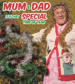 Mum And Dad Christmas Card