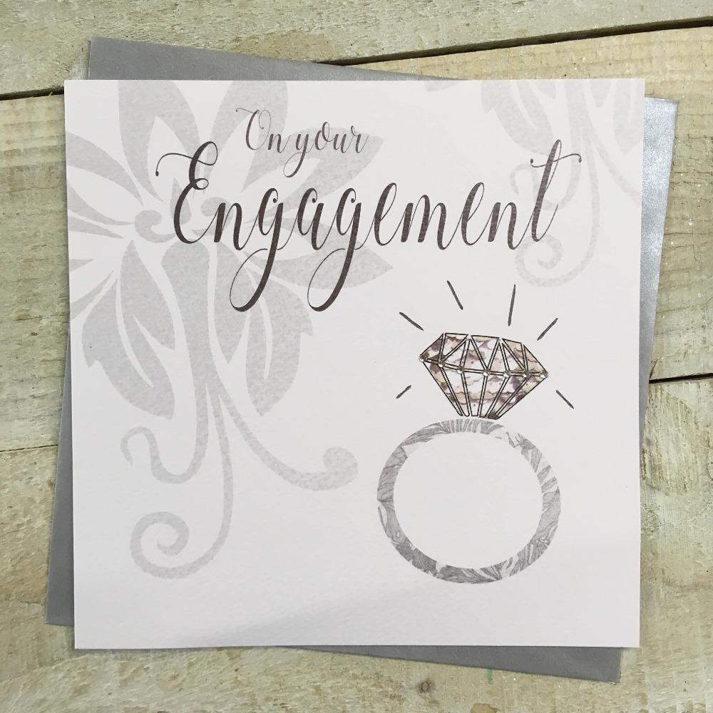 Engagement Card - Silver Ring
