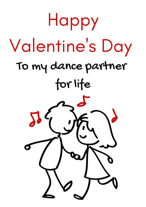 Partner Valentines Day Card Personalisation