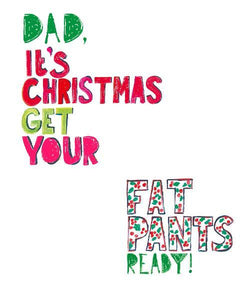 Dad Humour Christmas Card