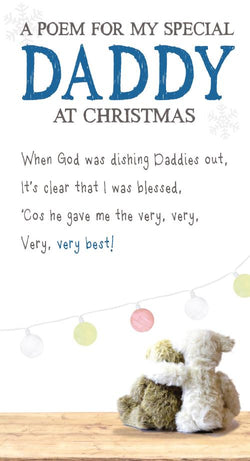 Daddy Christmas Card