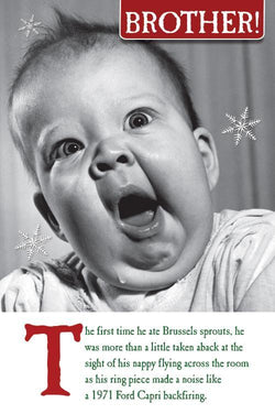 Brother Humour Christmas Card