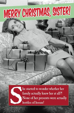 Sister Humour Christmas Card