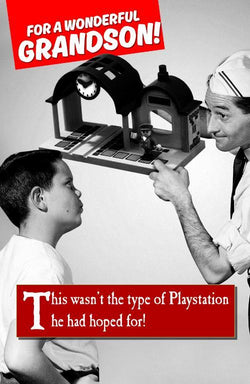 Grandson Humour Christmas Card