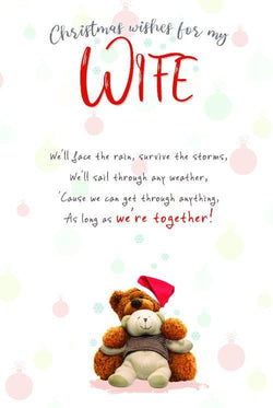 Wife Christmas Card
