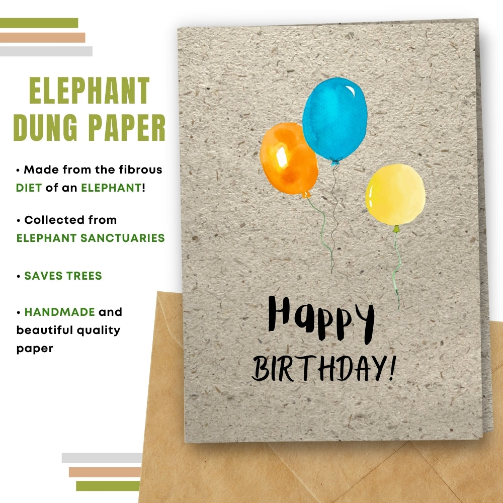 General Birthday Card - Balloons