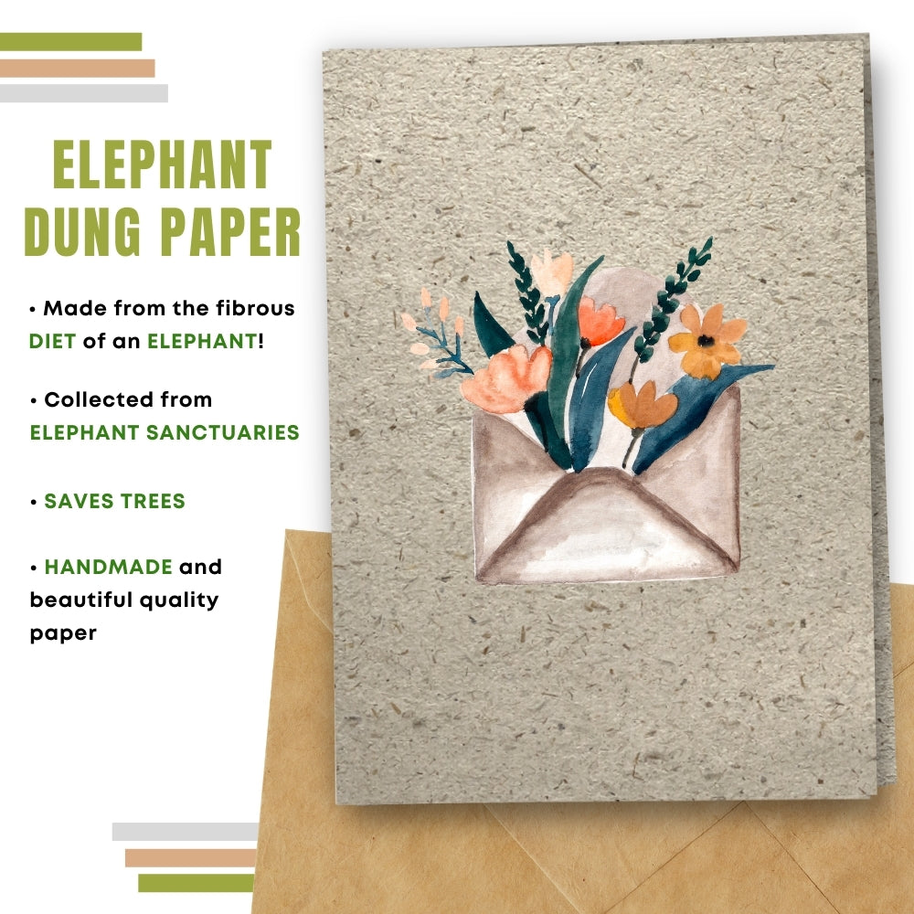 General Blank Card - Flowery Mail