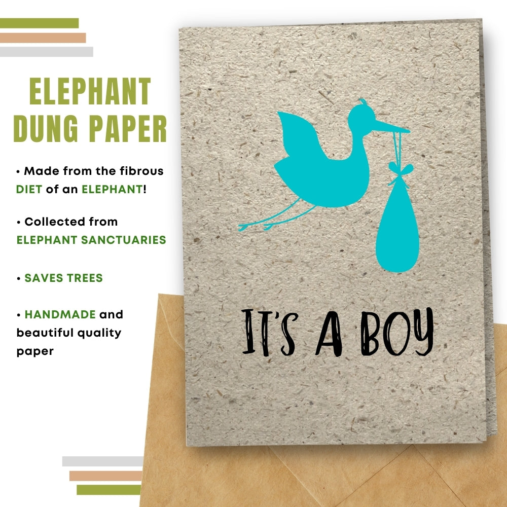 New Baby Card - It's a Boy!