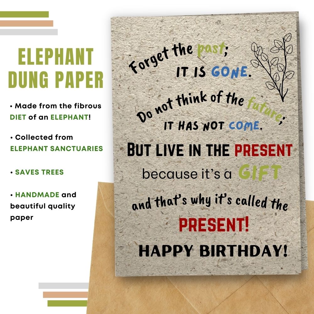 General Birthday Card - Past, Future, Present
