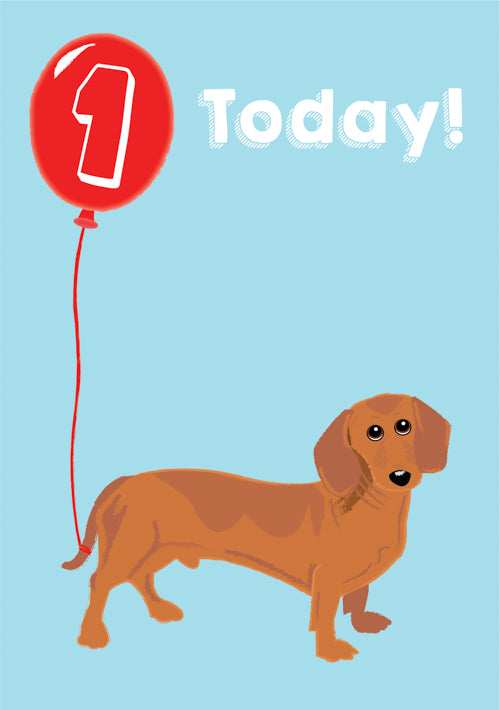 1st Pet Dog Birthday Card Personalisation