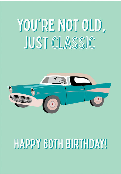 60th Male Birthday Card Personalisation