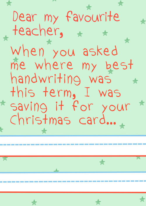 Christmas Humour Card Personalisation