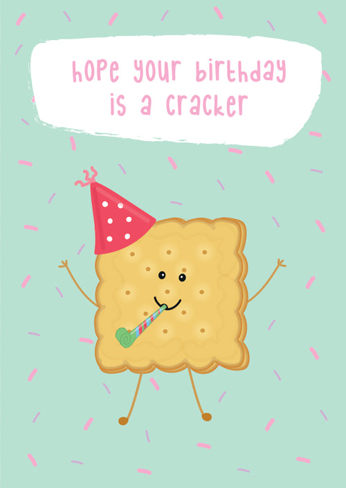 Humour Birthday Card Personalisation - Hope Your Birthday Is A Cracker