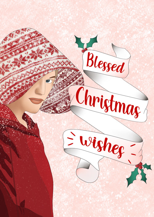 Christmas Female Card Personalisation