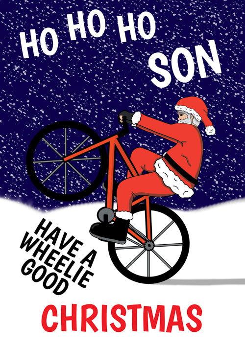 Funny Son Christmas Card Personalisation