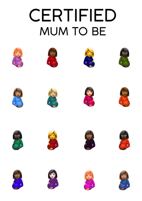 New Mum Card Personalisation