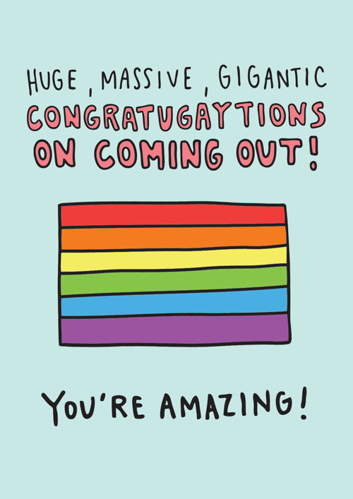 LGBTQ+ Congratulations Card Personalisation