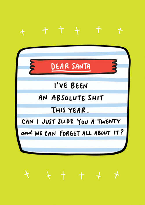 Humour Christmas Card Personalisation