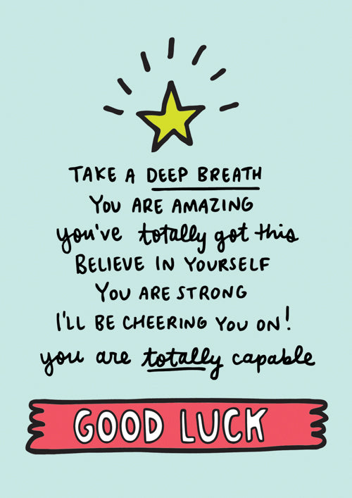 Good Luck Card Personalisation
