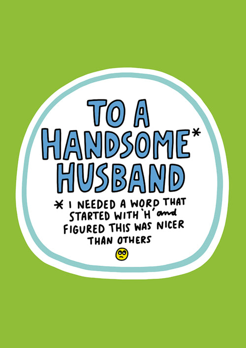 Funny Husband Card Personalisation