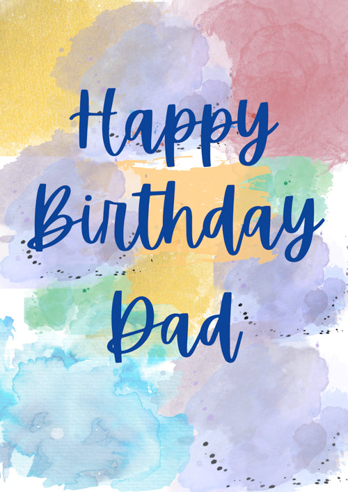 Dad Birthday Card Personalisation