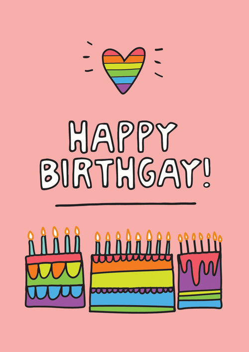 LGBTQ+ Birthday Card Personalisation