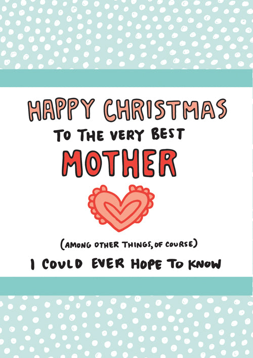 Mother Christmas Card Personalisation