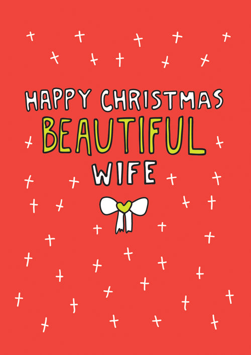 Wife Christmas Card Personalisation 